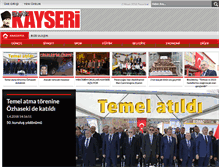 Tablet Screenshot of buyukkayseri.com